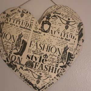 💝Hand decorated VALENTINE's wall art - $20